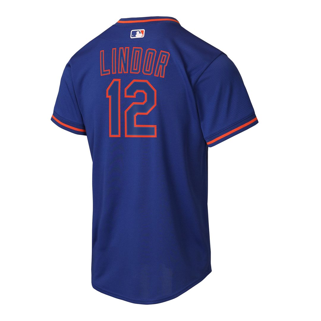 Francisco Lindor New York Mets Youth Alternate Replica Jersey - Royal