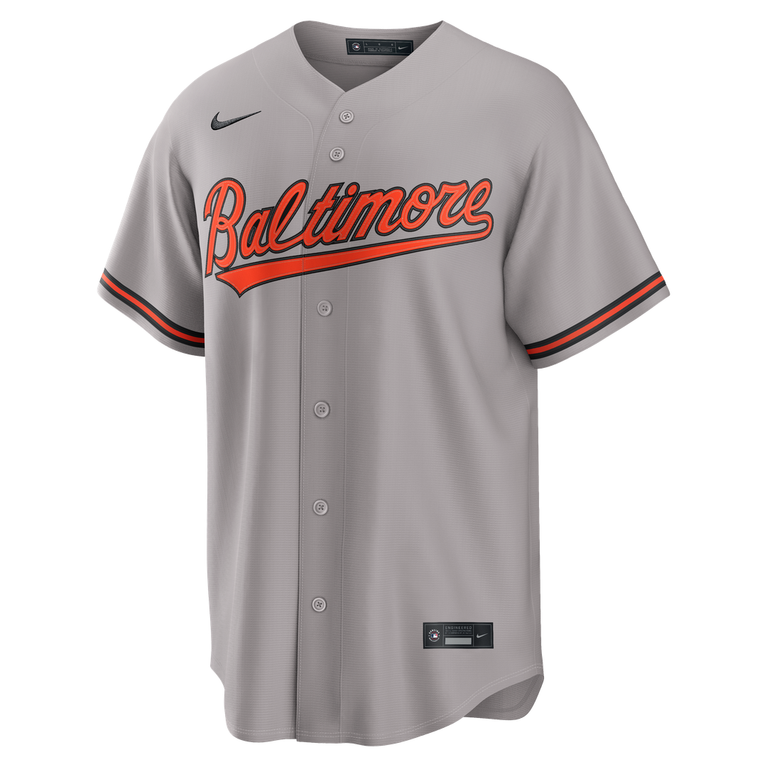 Gunnar Henderson Baltimore Orioles Road Replica Jersey - Gray