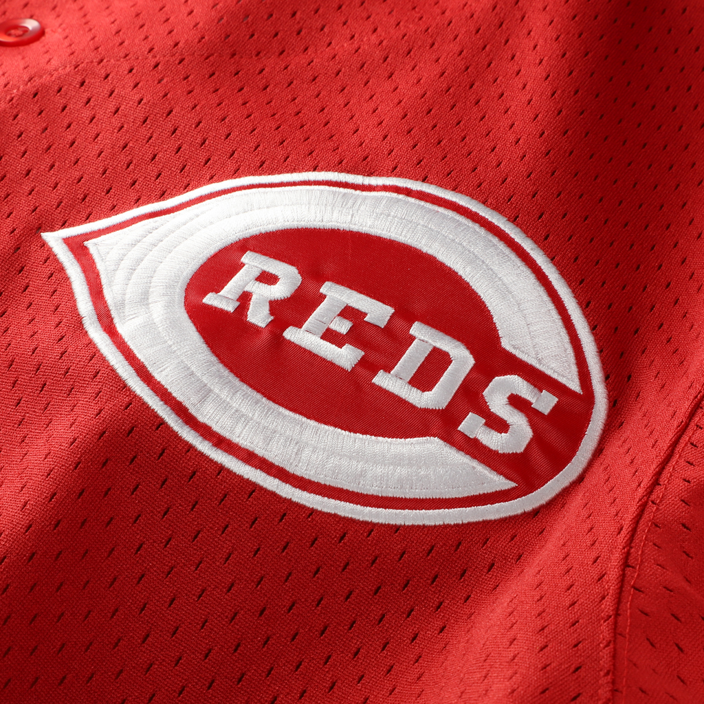Deion Sanders Cincinnati Reds Big & Tall Cooperstown Mesh Batting Practice Jersey - Red