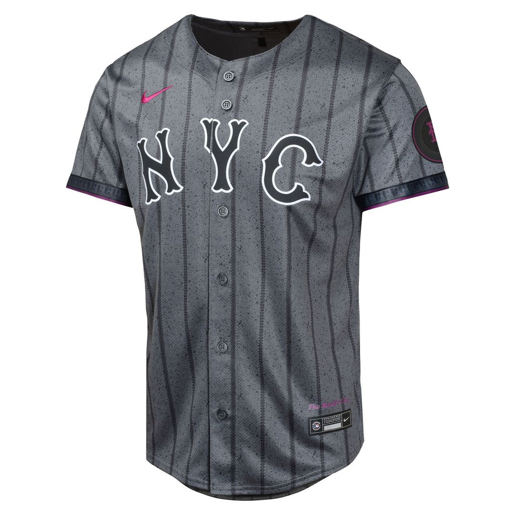 Juan Soto New York Mets Youth City Connect Limited Jersey - Gray