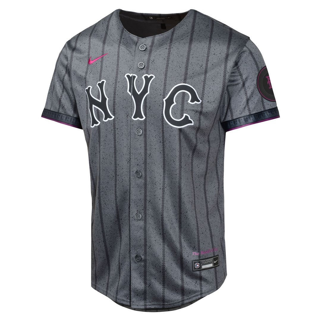 Juan Soto New York Mets Youth City Connect Limited Jersey - Gray