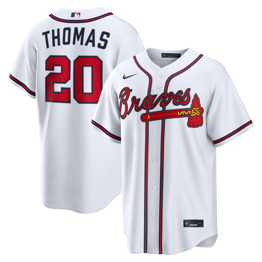 Lane Thomas Atlanta Braves Home Replica Jersey - White
