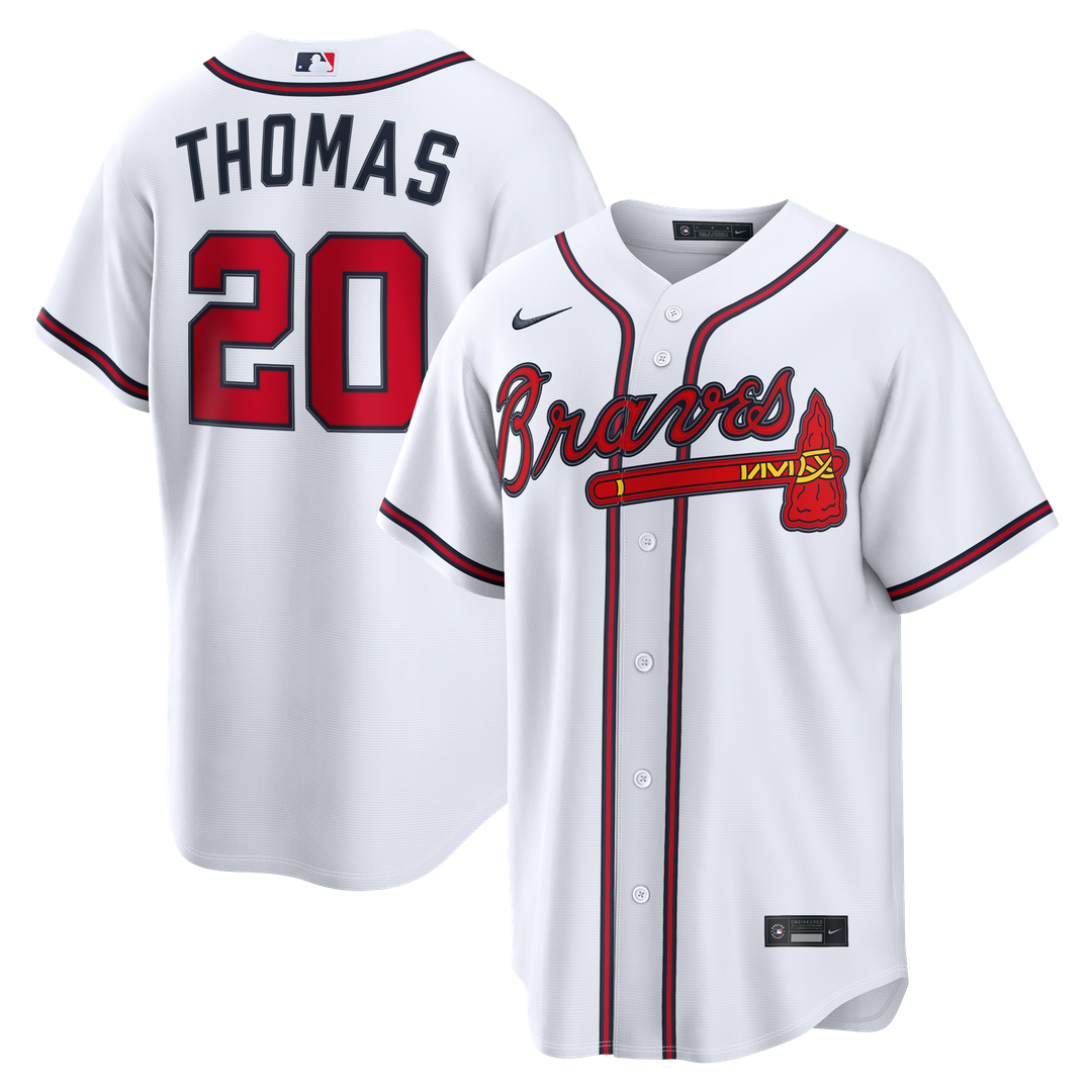 Lane Thomas Atlanta Braves Home Replica Jersey - White