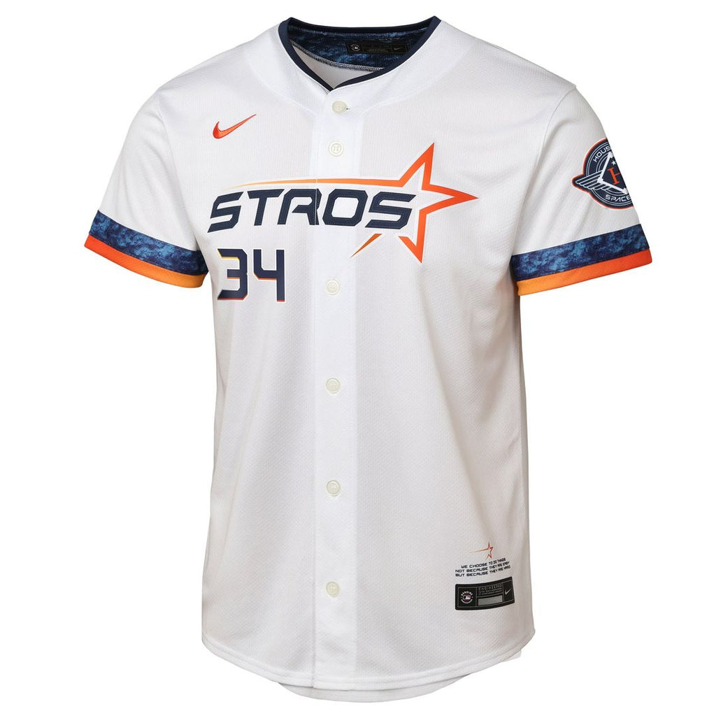 Nolan Ryan Houston Astros Youth 2025 City Connect Limited Player Jersey - White