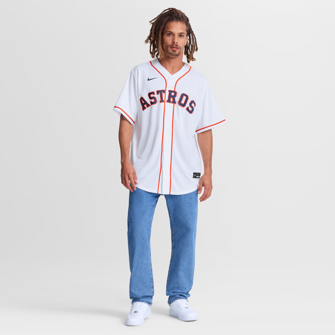 Jose Altuve Houston Astros Home Replica Jersey - White
