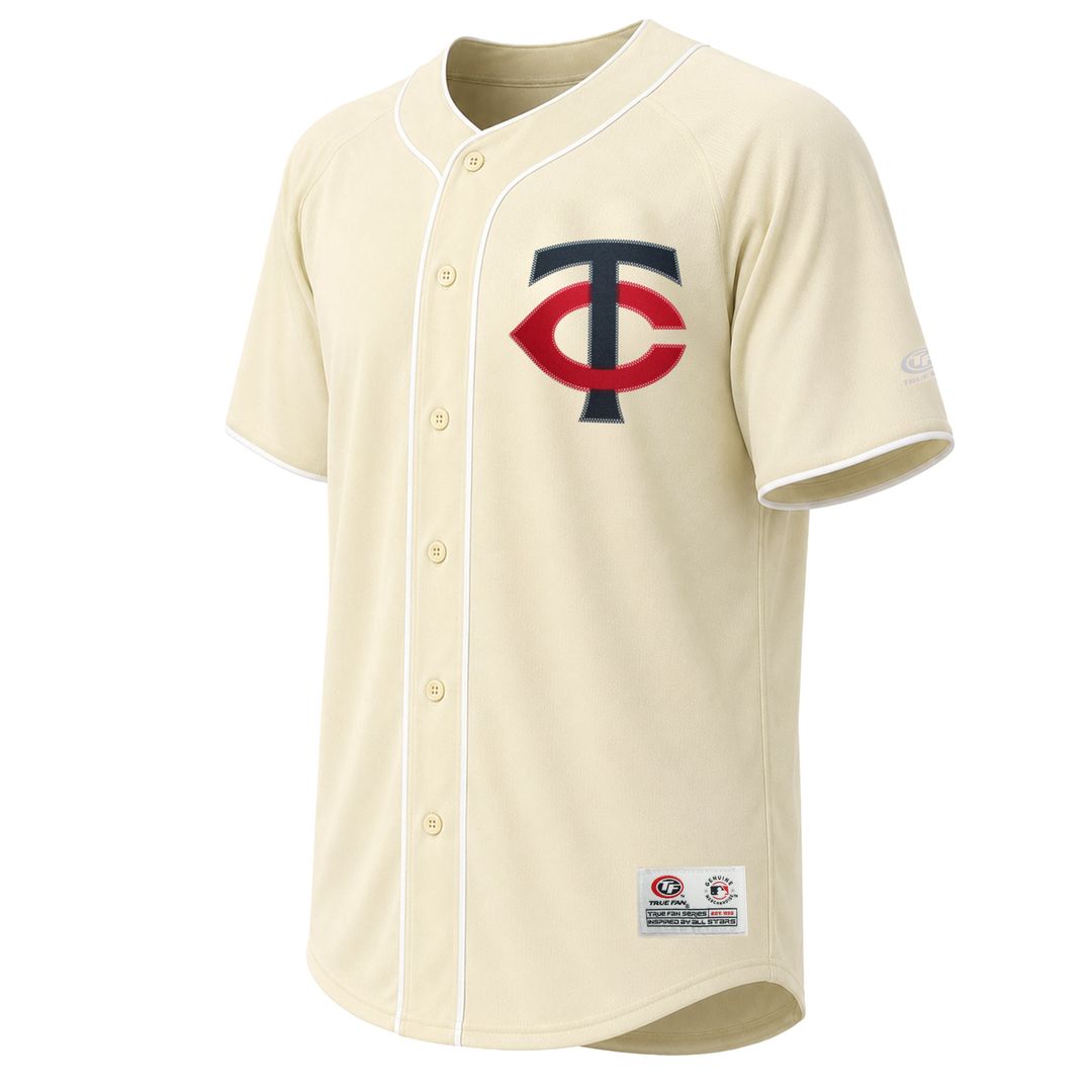 Minnesota Twins Stitches Fashion Jersey - Cream