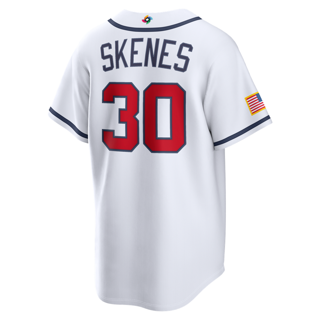 Paul Skenes USA Baseball 2026 World Baseball Classic Home Stadium Jersey - White