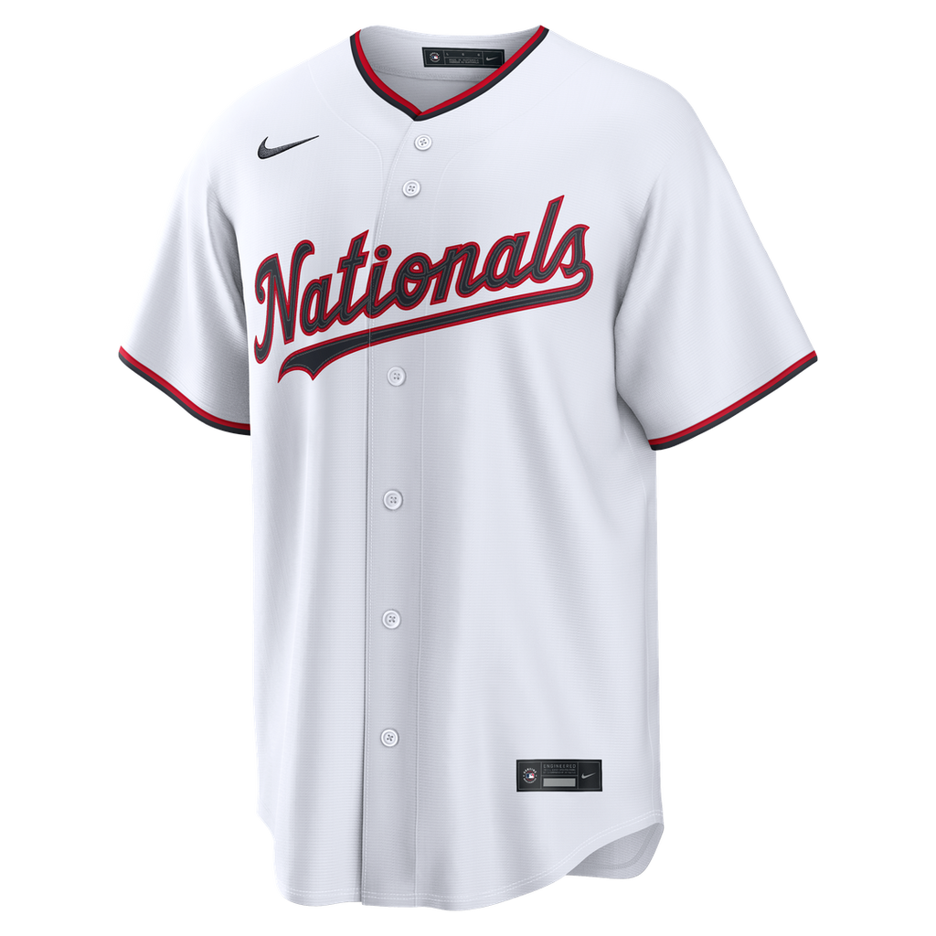 James Wood Washington Nationals Home Replica Jersey - White