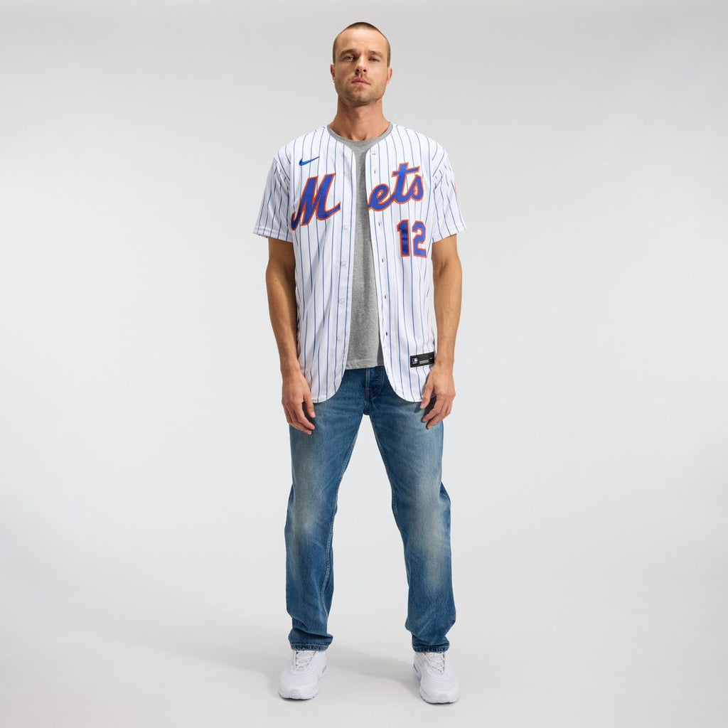 Francisco Lindor New York Mets Home Authentic Player Jersey - White