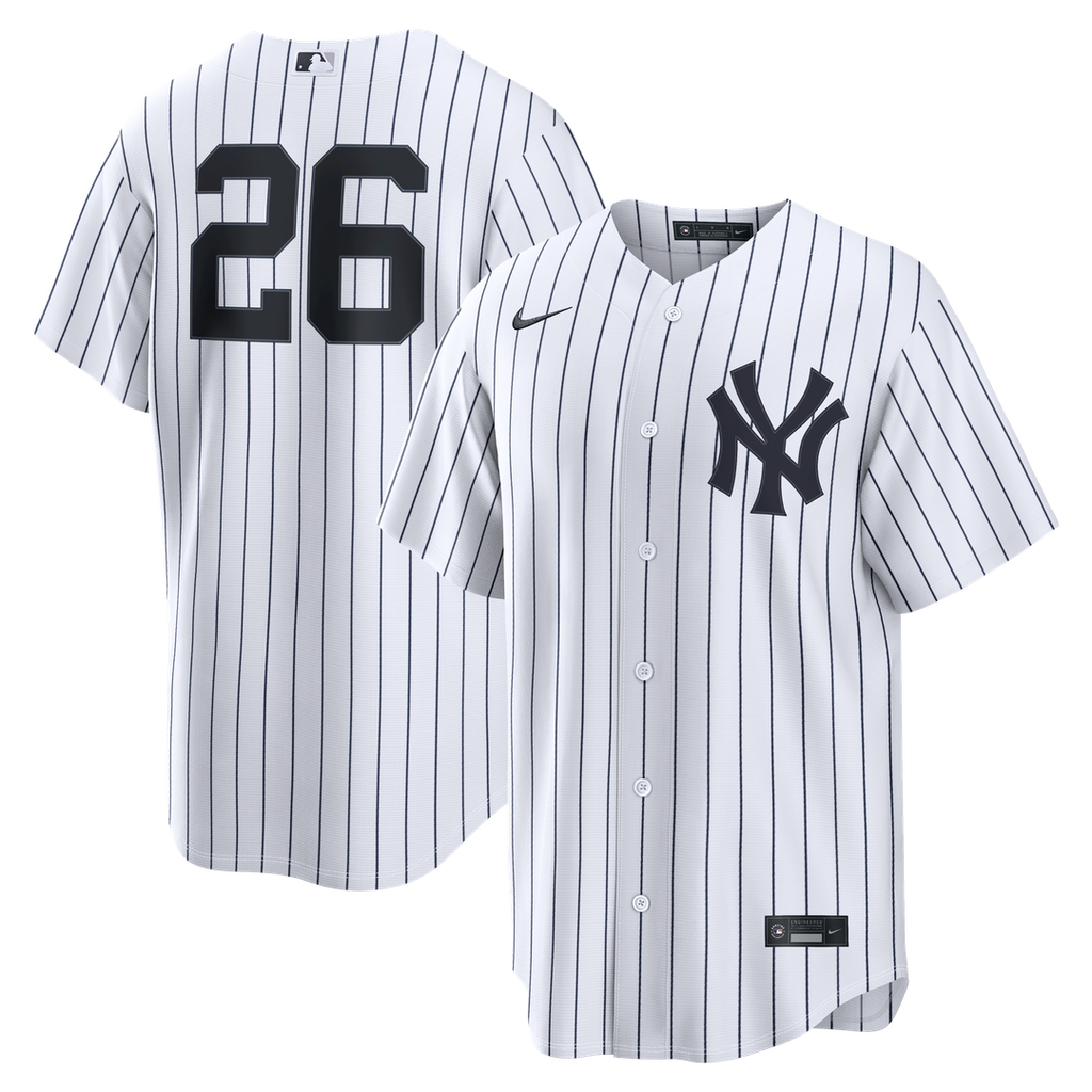 Luis García Jr. New York Yankees Home Replica Jersey - White