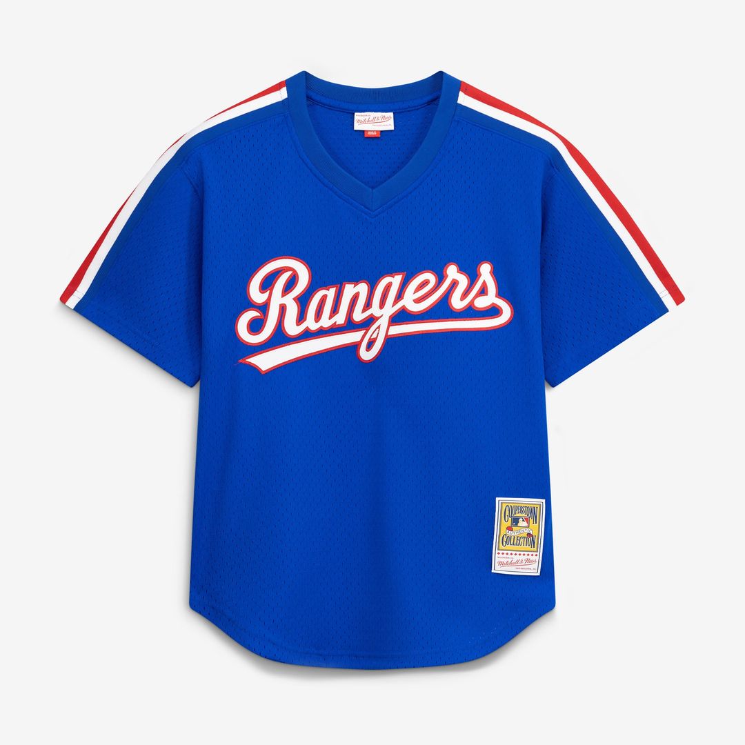 Nolan Ryan Texas Rangers Big & Tall Cooperstown Mesh Batting Practice Jersey - Royal