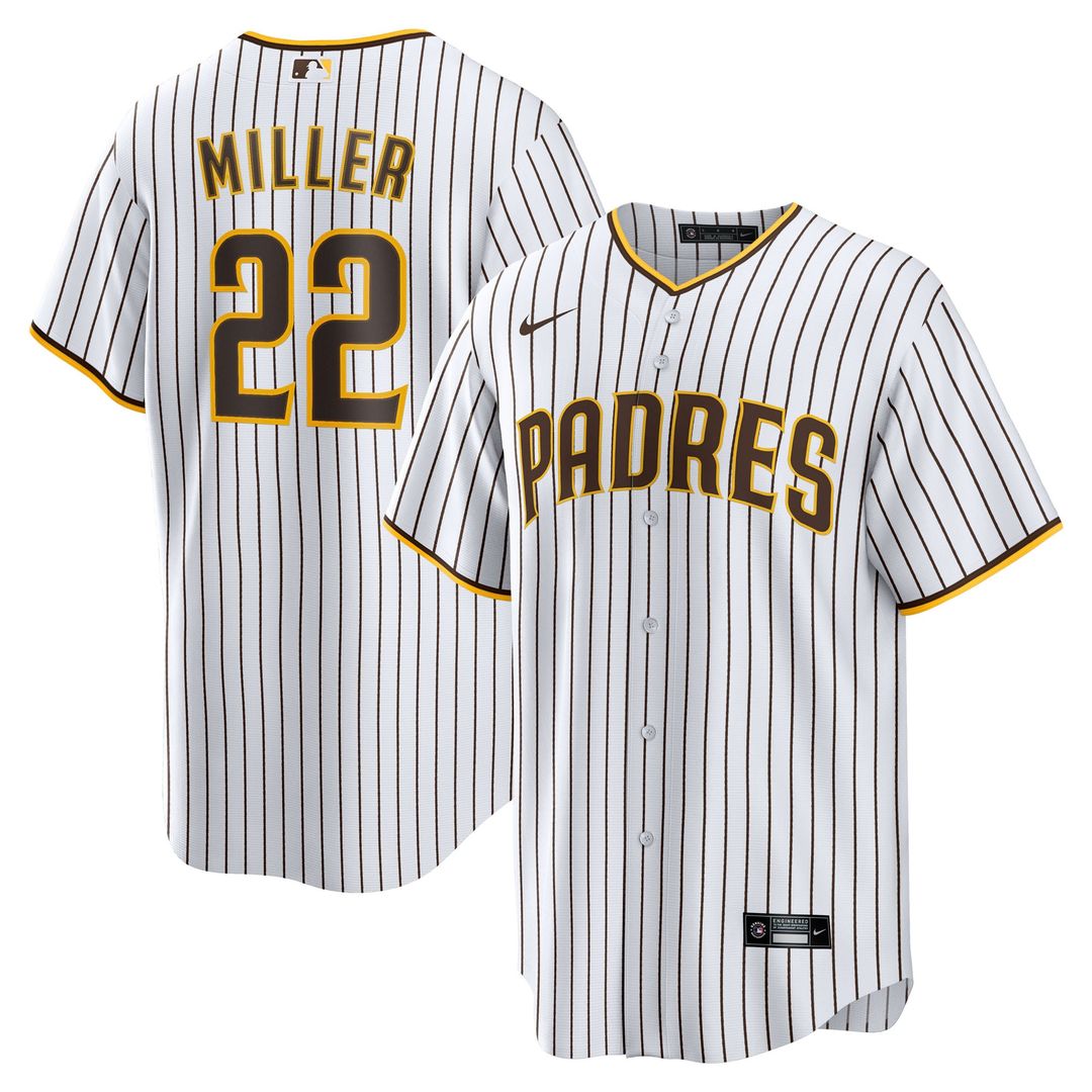 Mason Miller San Diego Padres Home Replica Jersey - White