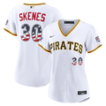 2026 All - Star Edition Stars & Stripes Women's Pittsburgh Pirates Paul Skenes White Stadium Jersey