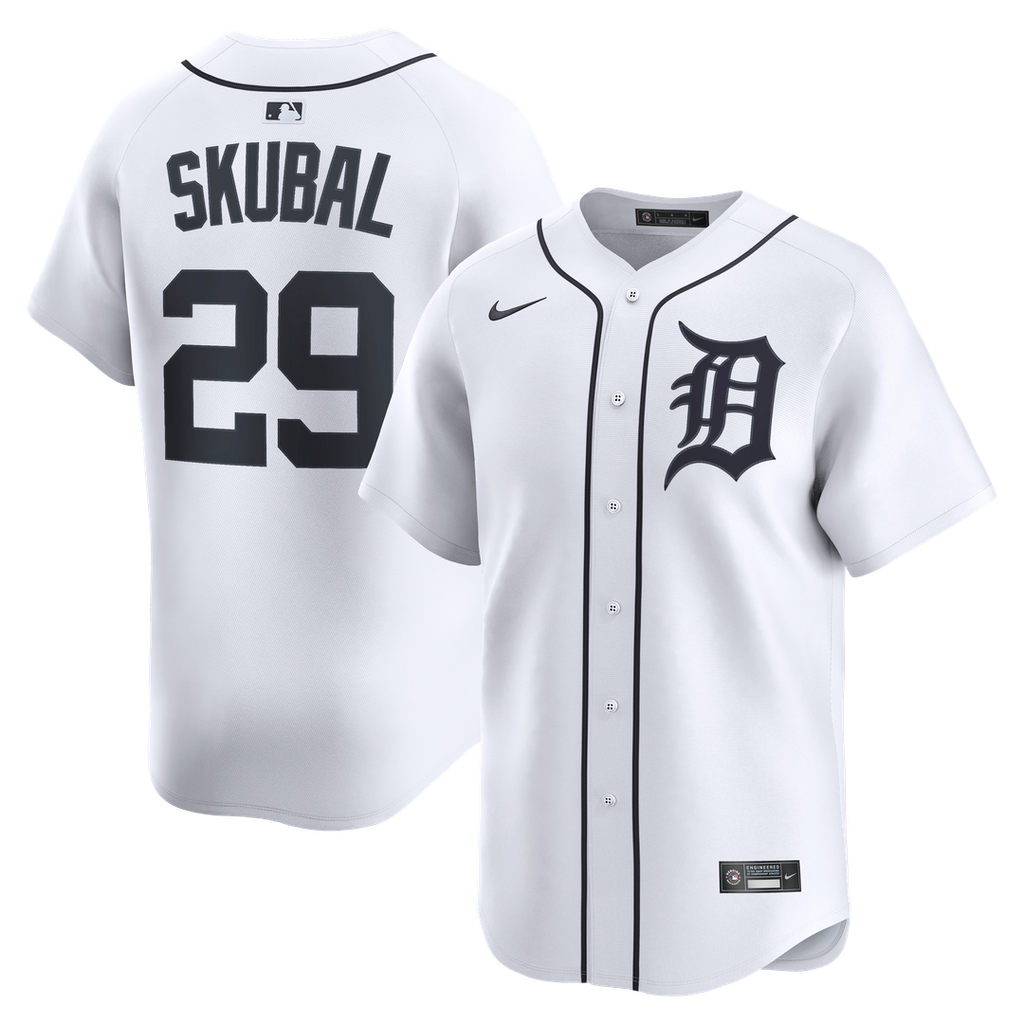 Tarik Skubal Detroit Tigers Home Limited Player Jersey - White
