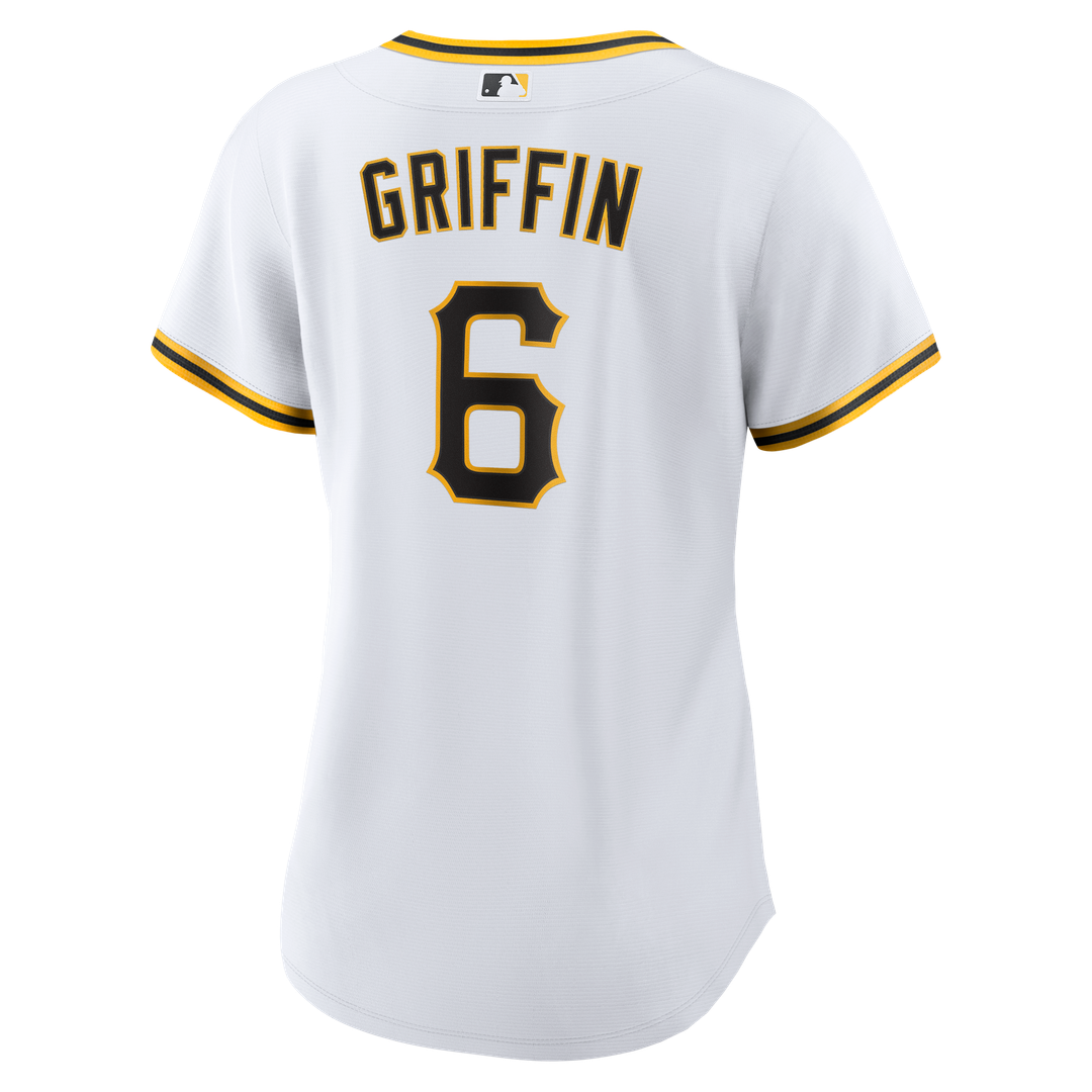 Konnor Griffin Pittsburgh Pirates Women's Home Replica Jersey - White