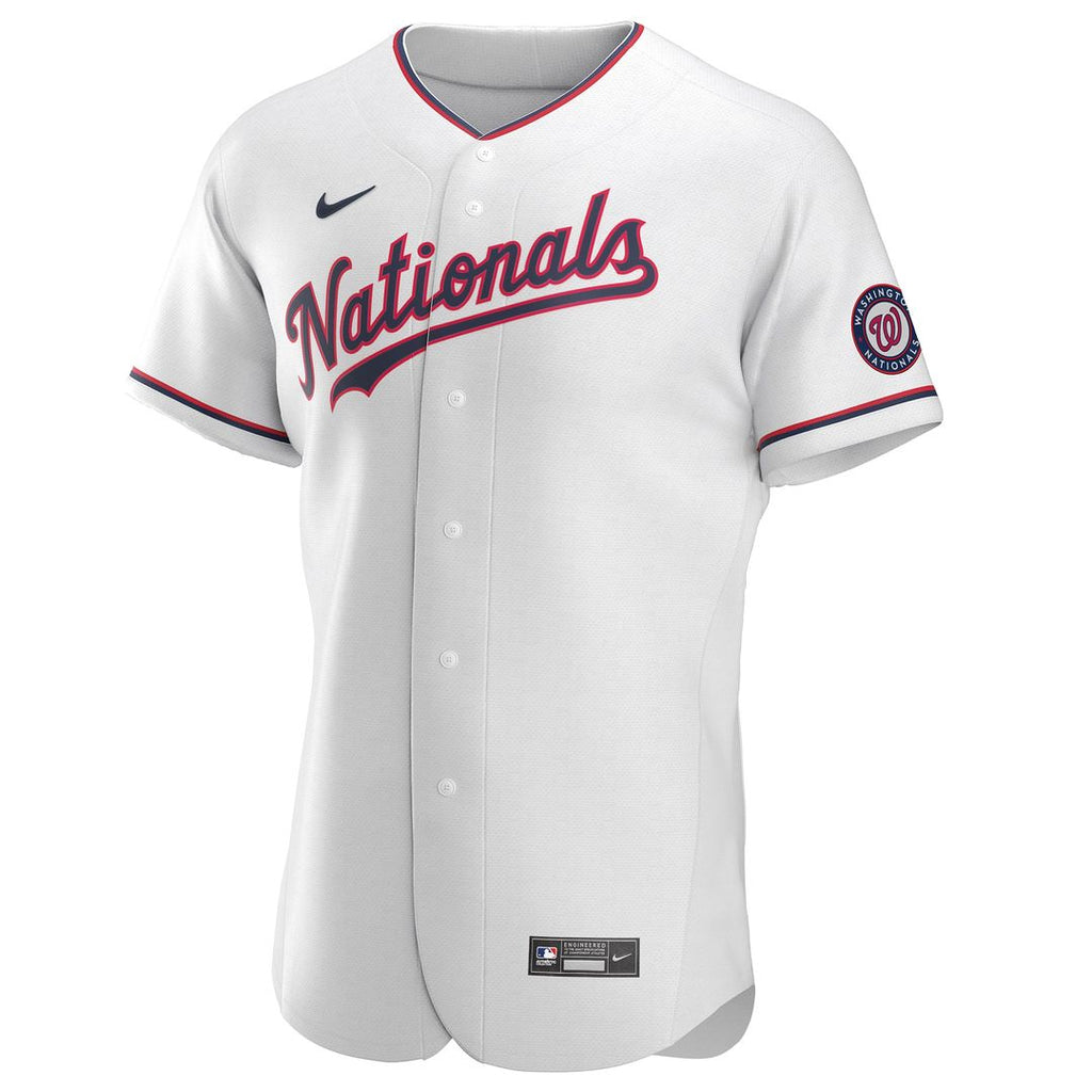 Washington Nationals Alternate Authentic Team Jersey - White