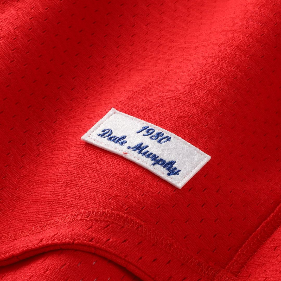 Dale Murphy Atlanta Braves Authentic Batting Practice Jersey - Scarlet