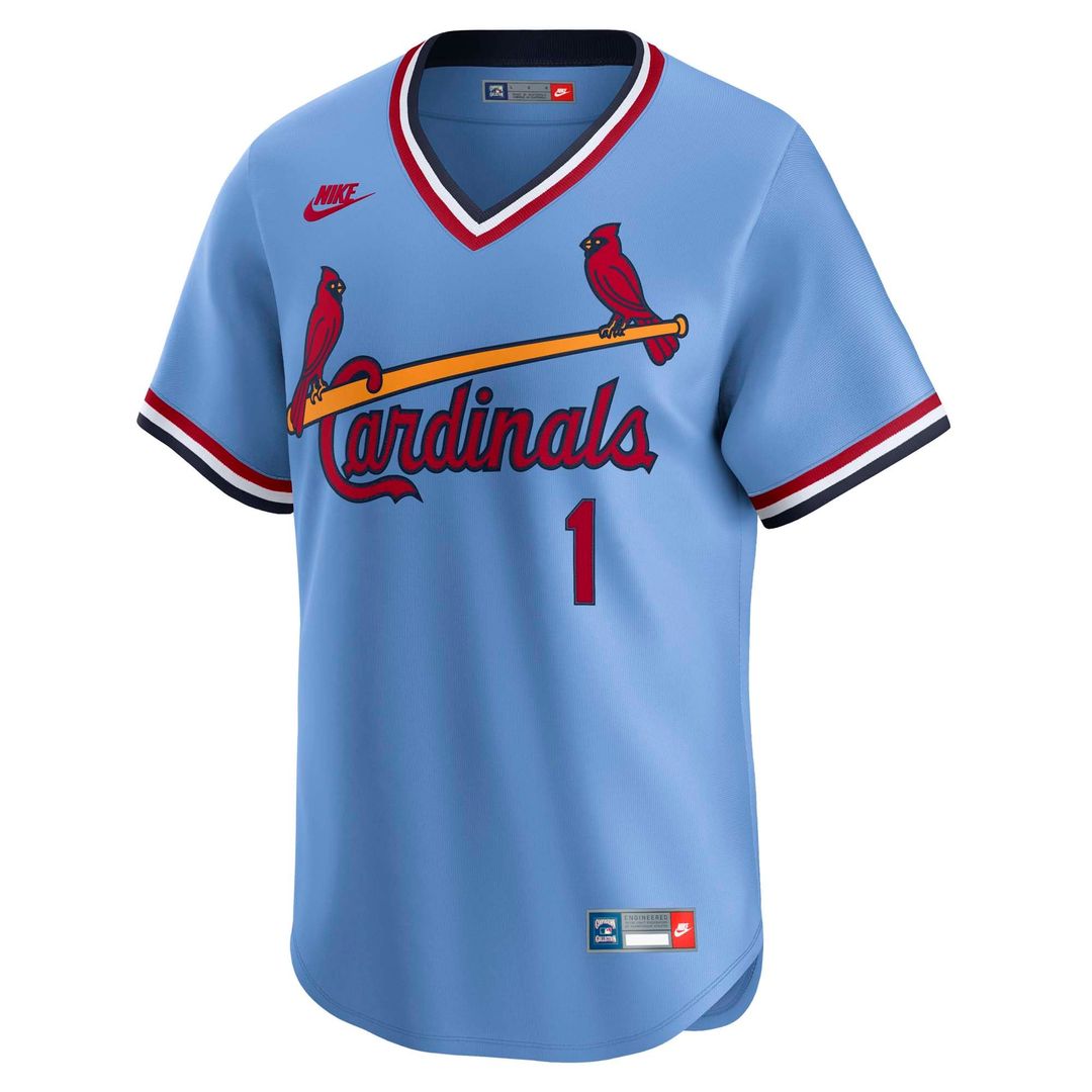 Ozzie Smith St. Louis Cardinals Throwback Cooperstown Collection Limited Jersey - Blue