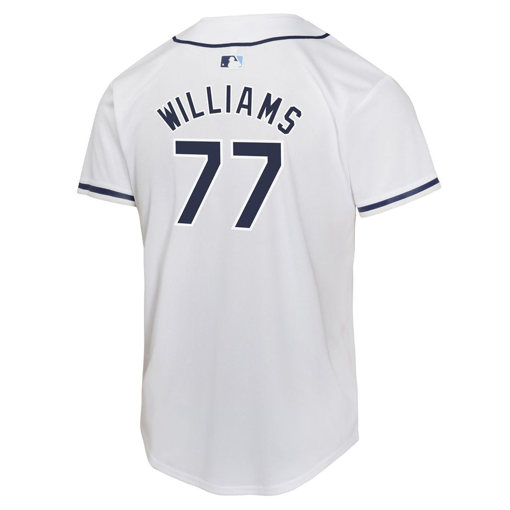 Carson Williams Tampa Bay Rays Youth Home Player Game Jersey - White