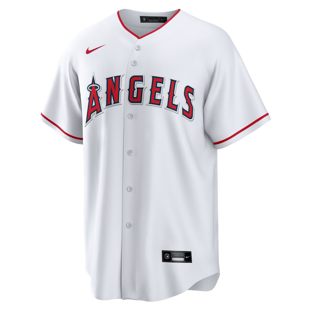 Los Angeles Angels Home Big & Tall Replica Jersey - White