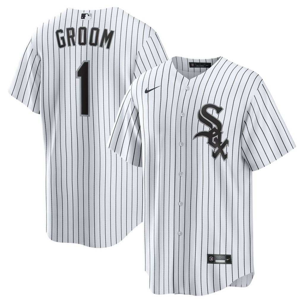 Chicago White Sox #1 Groom Home Replica Jersey - White