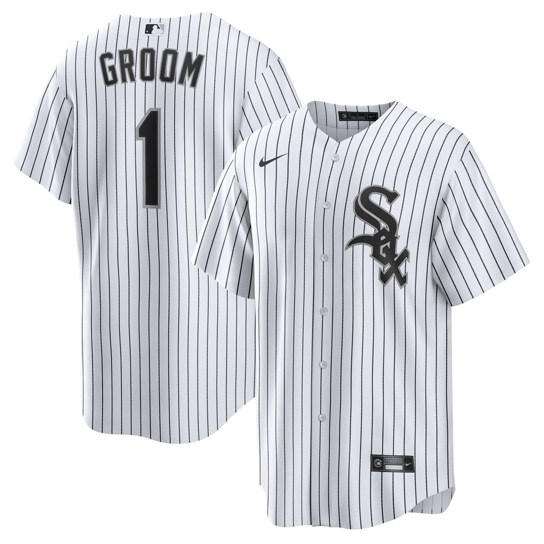 Chicago White Sox #1 Groom Home Replica Jersey - White