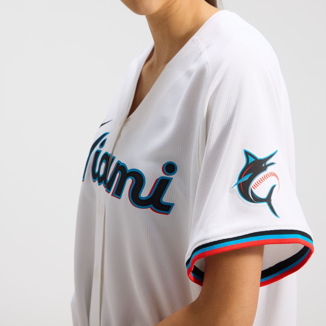Sandy Alcantara Miami Marlins Women's Home Limited Player Jersey - White