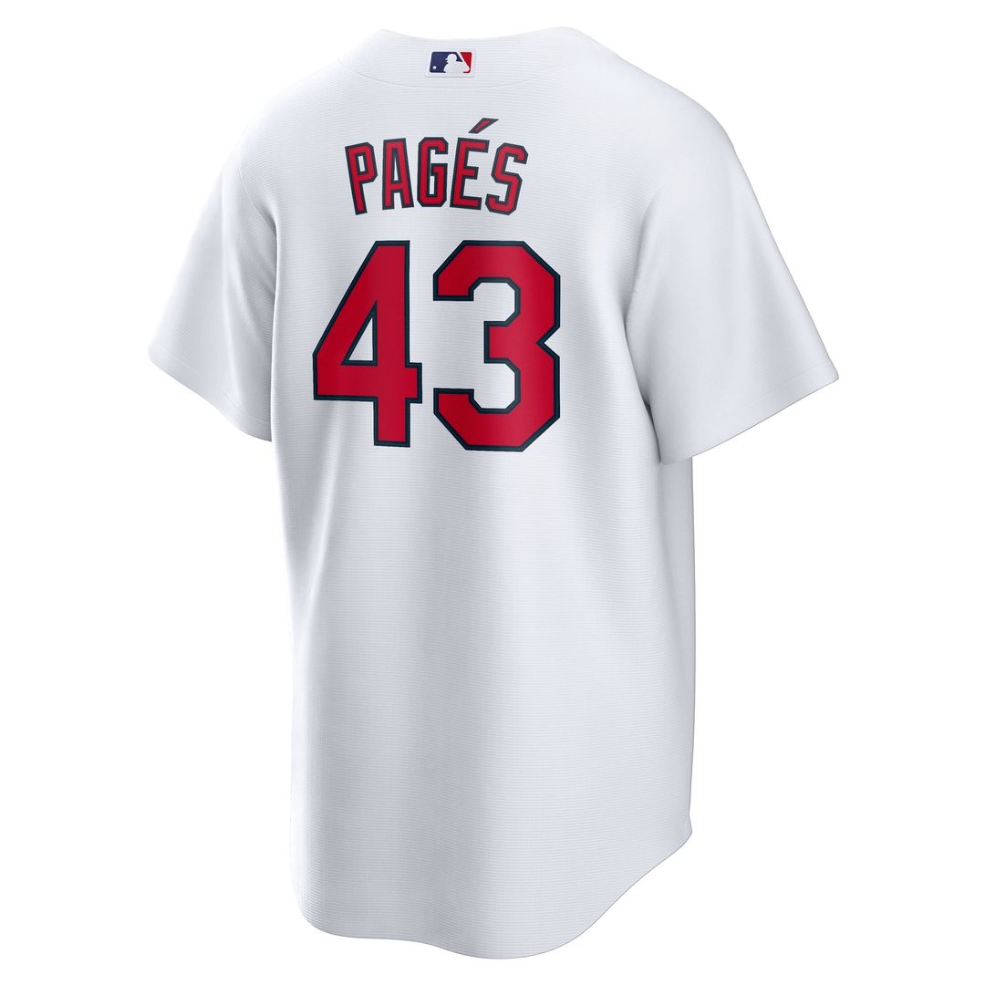 Pedro Pagés St. Louis Cardinals Home Replica Jersey - White