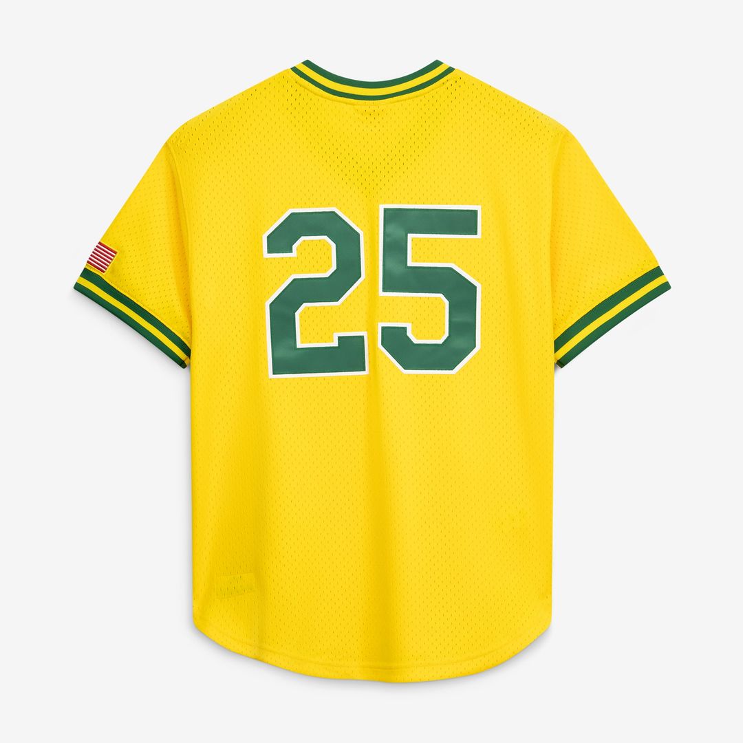 Mark McGwire Athletics Authentic Batting Practice Jersey - Gold