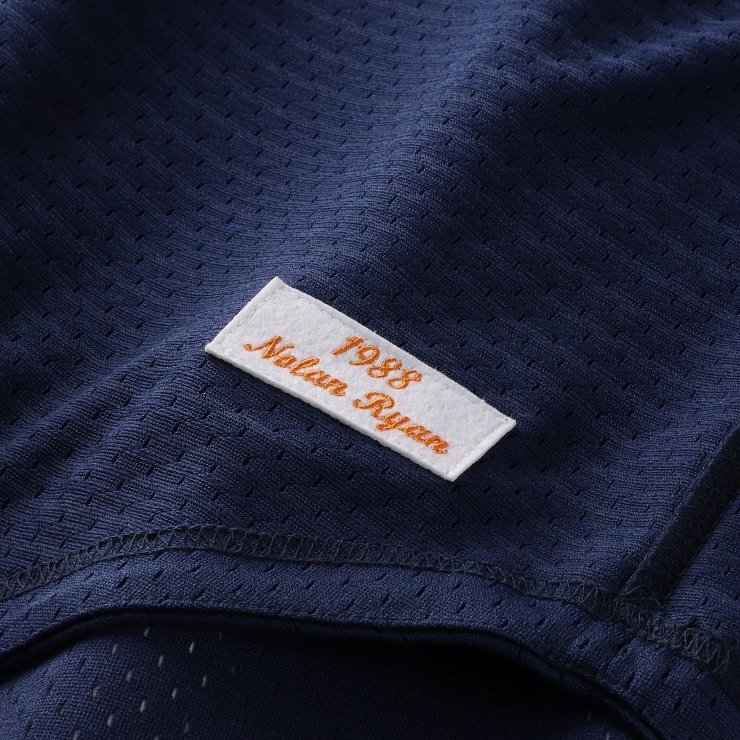 Nolan Ryan Houston Astros Cooperstown Collection Big & Tall Mesh Batting Practice Jersey - Navy