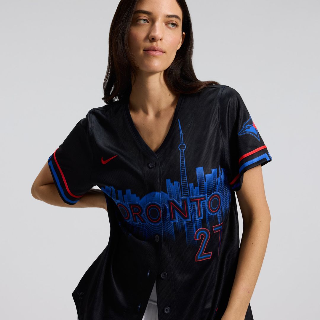 Vladimir Guerrero Jr. Toronto Blue Jays Women's 2024 City Connect Limited Player Jersey - Navy