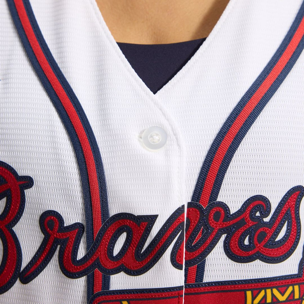 Atlanta Braves Women's Home Replica Team Jersey - White