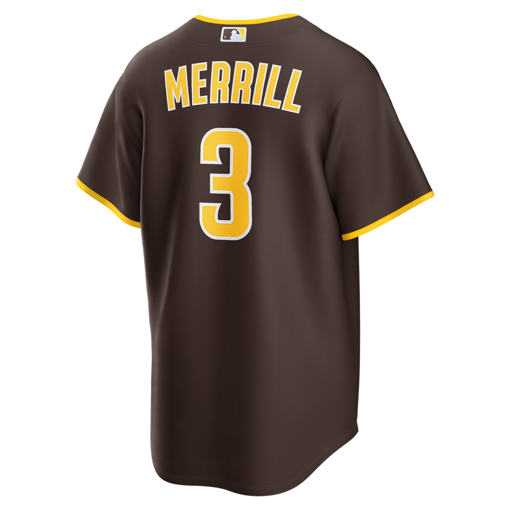 Jackson Merrill San Diego Padres Alternate Replica Jersey - Sand
