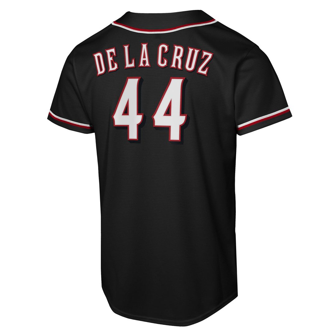 Elly De La Cruz Cincinnati Reds Youth Fashion Replica Player Jersey - Black
