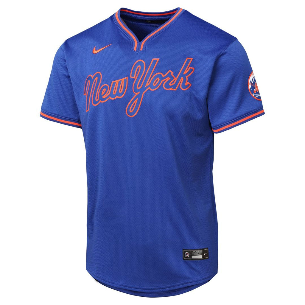 New York Mets Youth Road Limited Jersey - Gray
