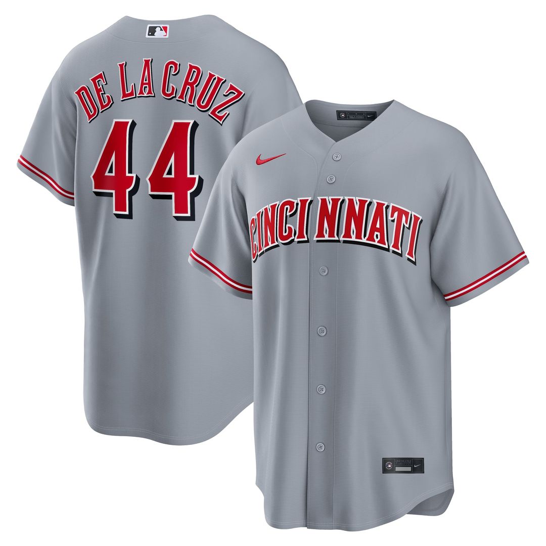 Elly De La Cruz Cincinnati Reds Road Replica Jersey - Gray