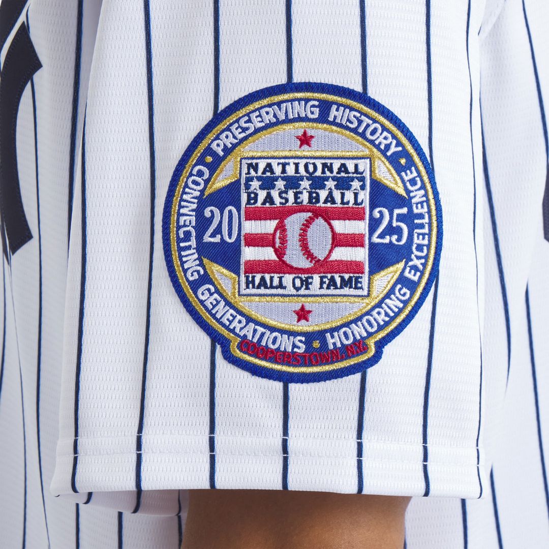 CC Sabathia New York Yankees 2025 Baseball Hall of Fame Name & Number Retired Replica Jersey - White