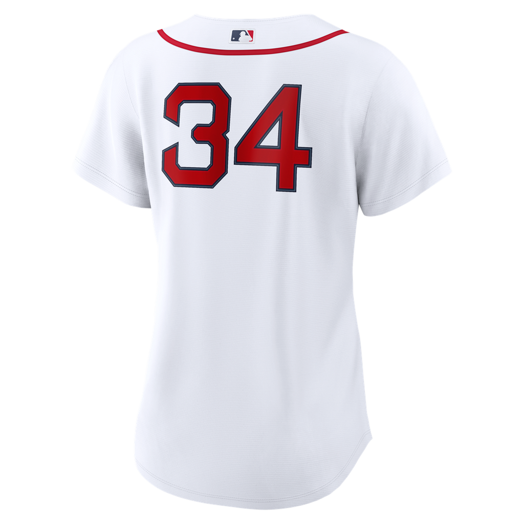 David Ortiz Boston Red Sox Women's Home Replica Player Jersey - White