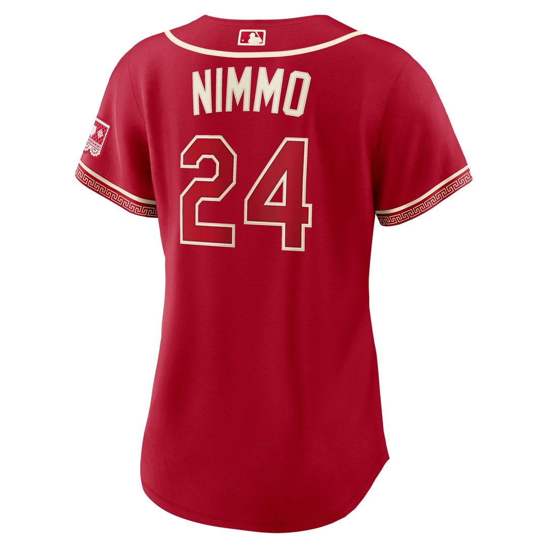 Brandon Nimmo Texas Rangers Women's 2026 City Connect Stadium Jersey - Red