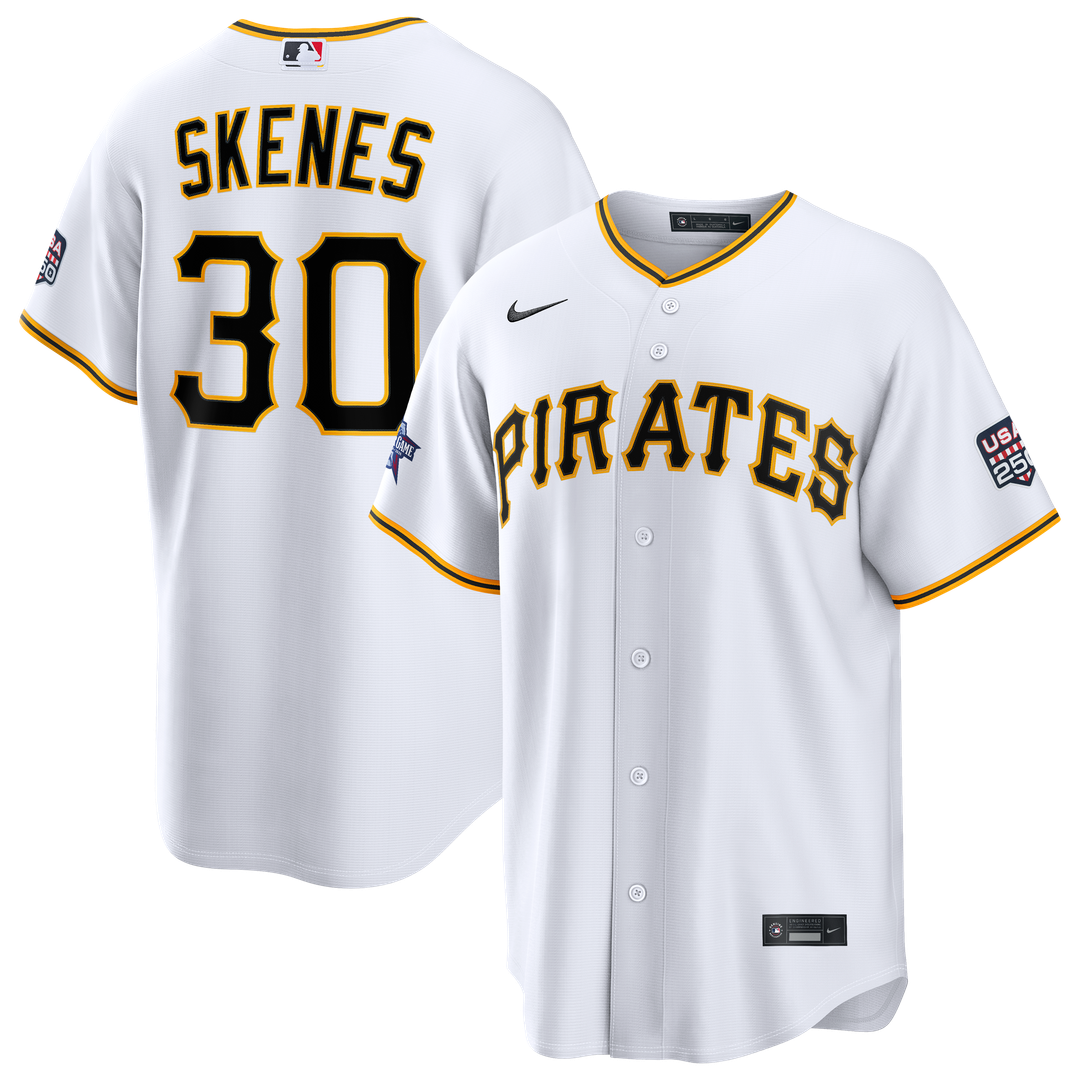 2026 All - Star Game Pittsburgh Pirates Paul Skenes White Replica Jersey