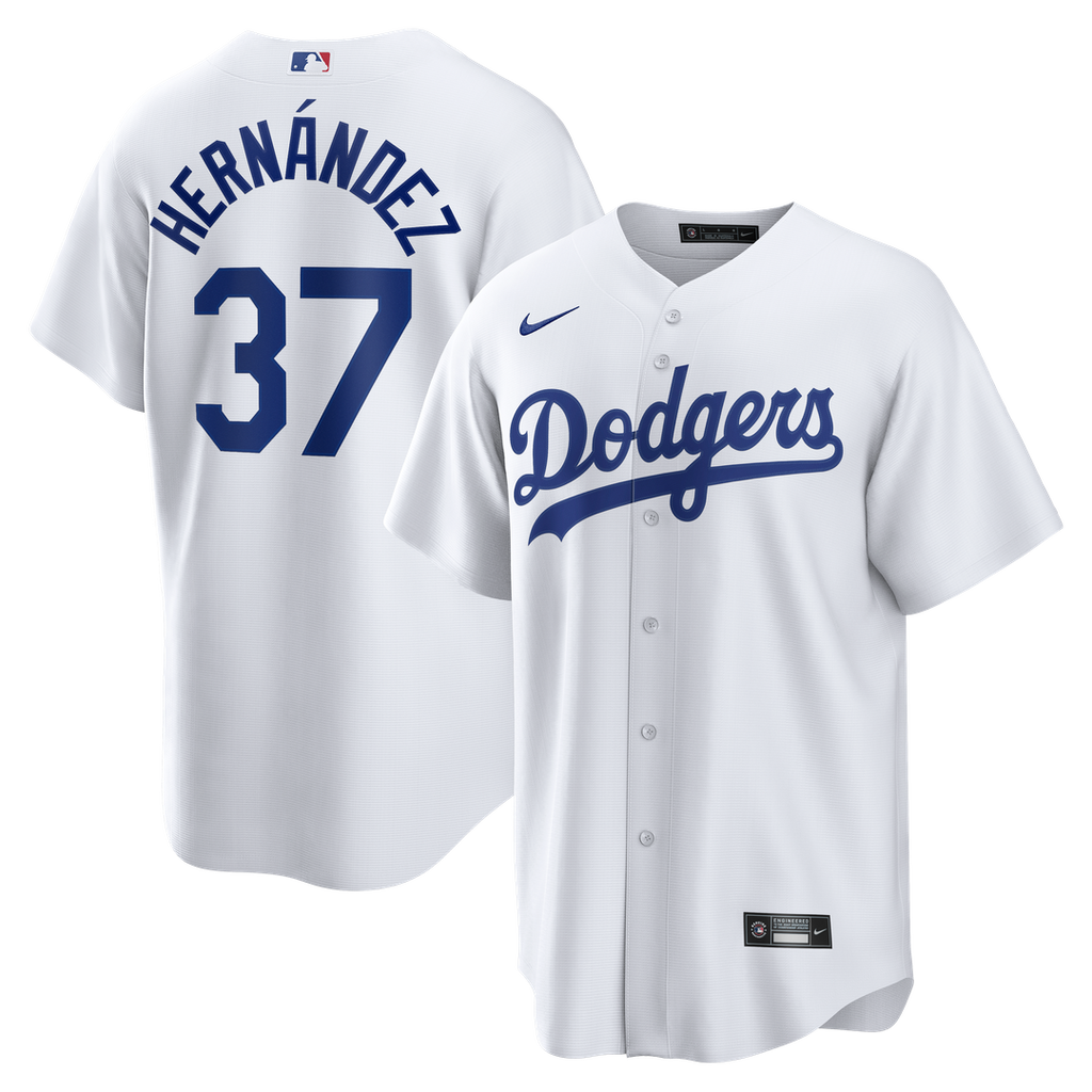 Teoscar Hernández Los Angeles Dodgers Home Replica Jersey - White