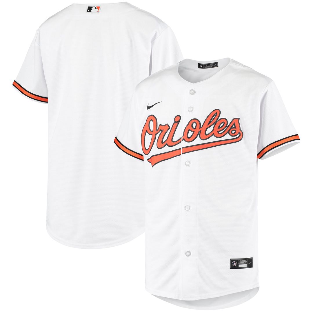 Baltimore Orioles Youth Home Replica Team Jersey - White