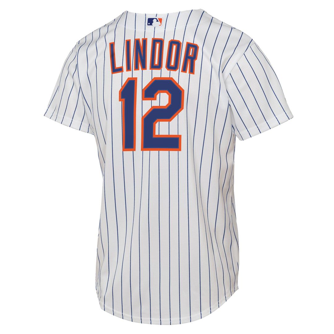 Francisco Lindor New York Mets Youth Home Replica Player Jersey - White