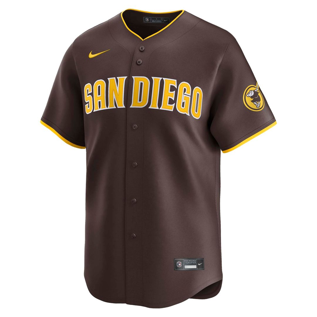 Jackson Merrill San Diego Padres Road Limited Player Jersey - Brown