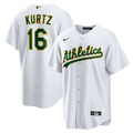 Nick Kurtz Athletics Home Replica Player Jersey - White
