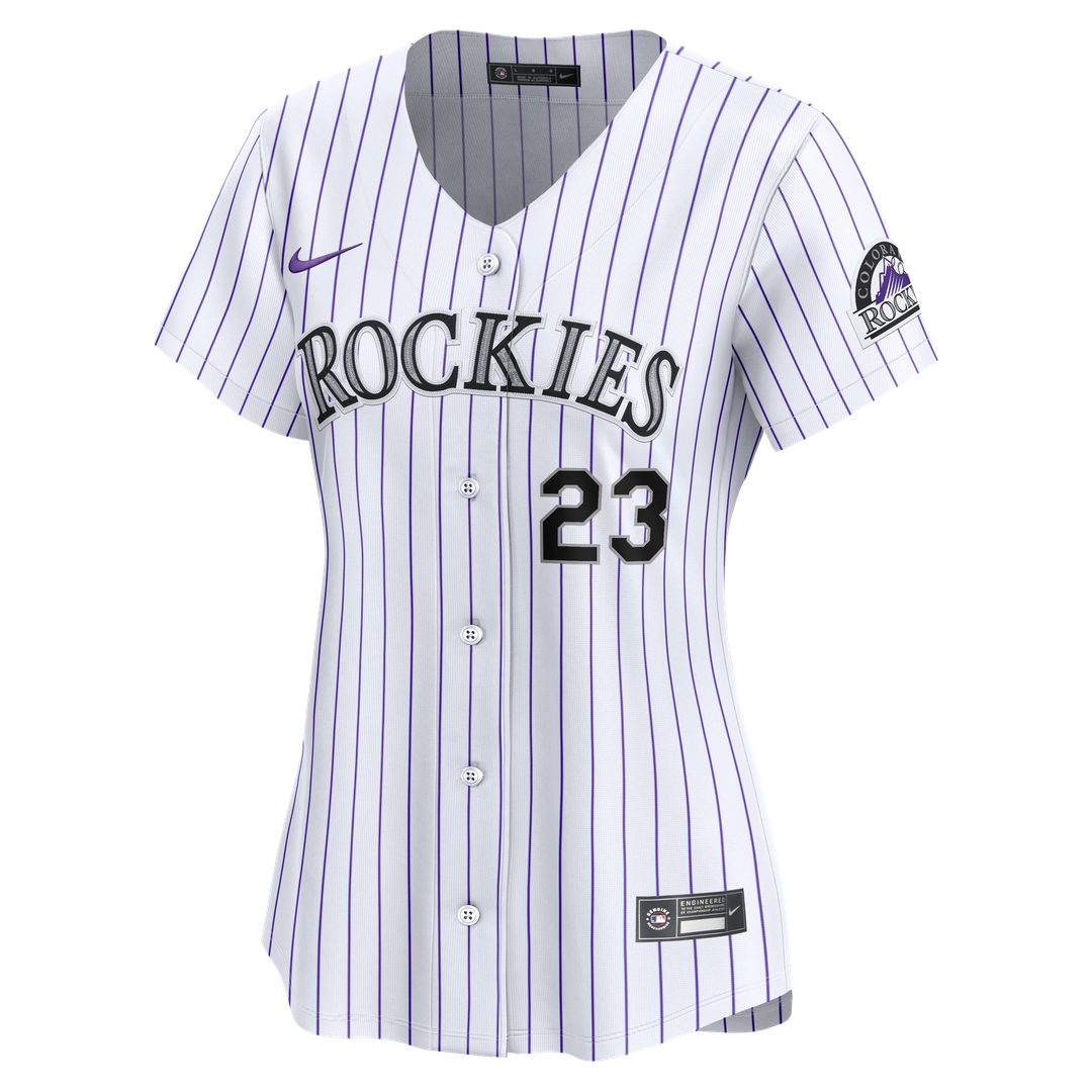 Kris Bryant Colorado Rockies Women's Home Limited Player Jersey - White