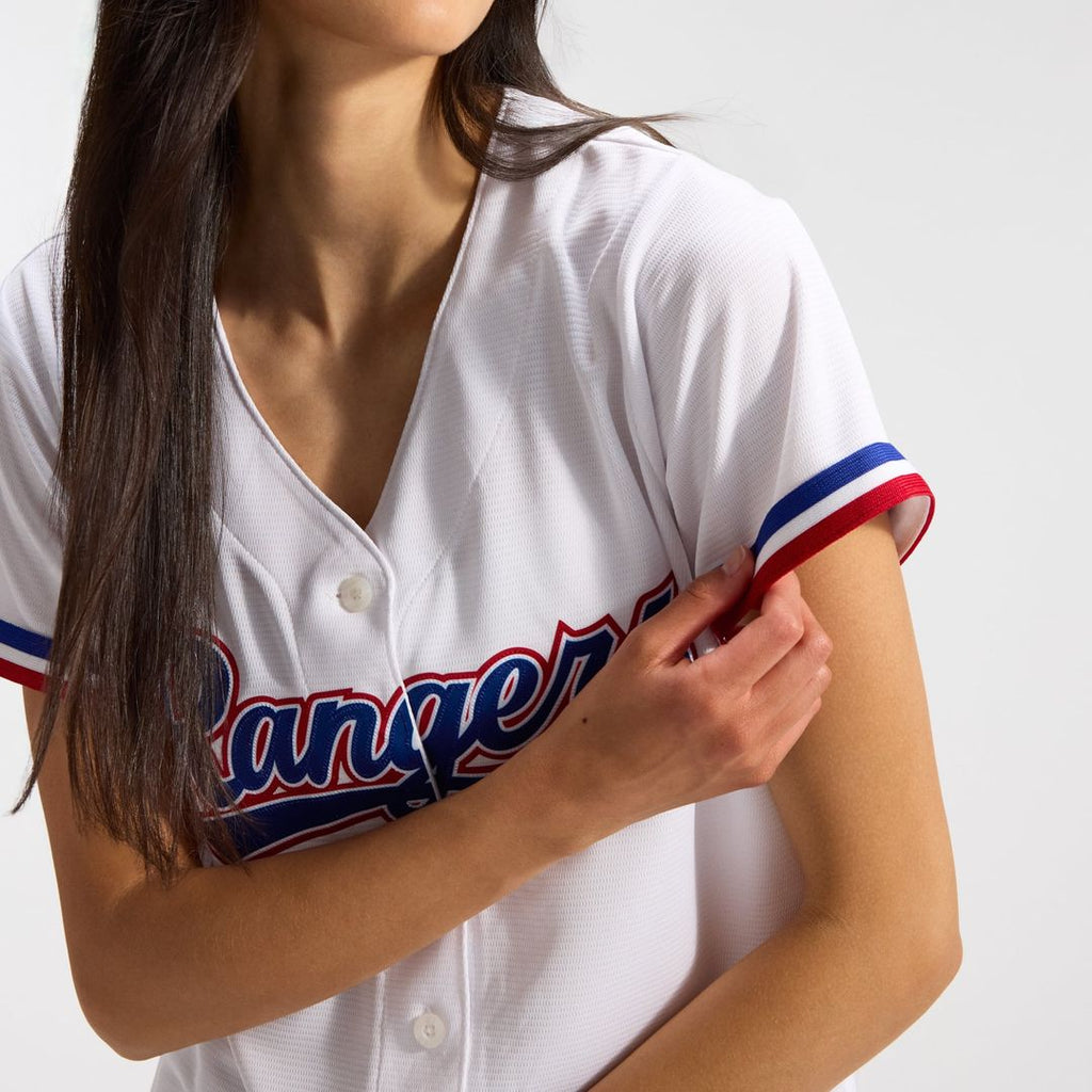 Texas Rangers Women's Home Replica Team Jersey - White