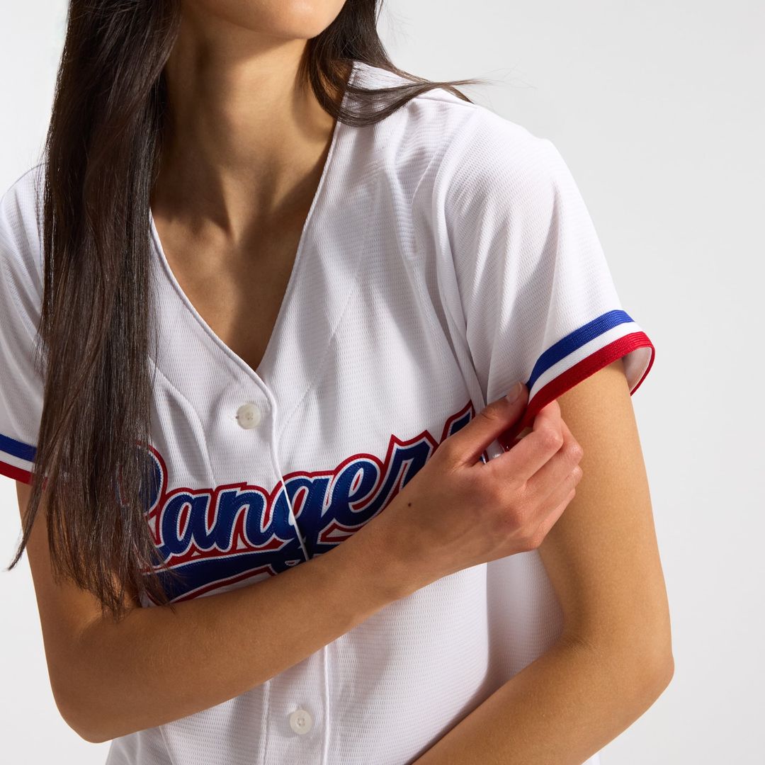 Texas Rangers Women's Home Replica Team Jersey - White