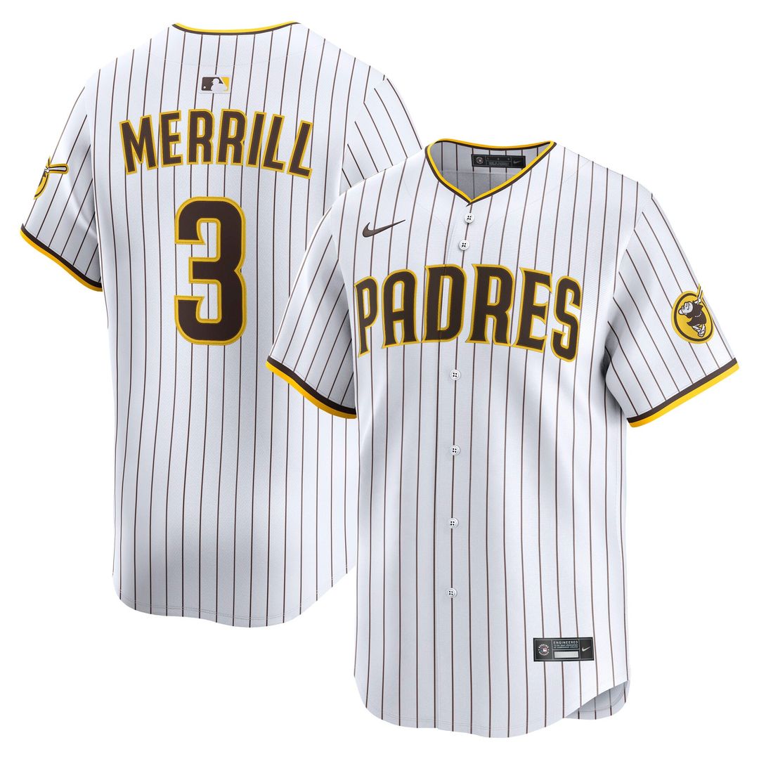 Jackson Merrill San Diego Padres Home Limited Player Jersey - White