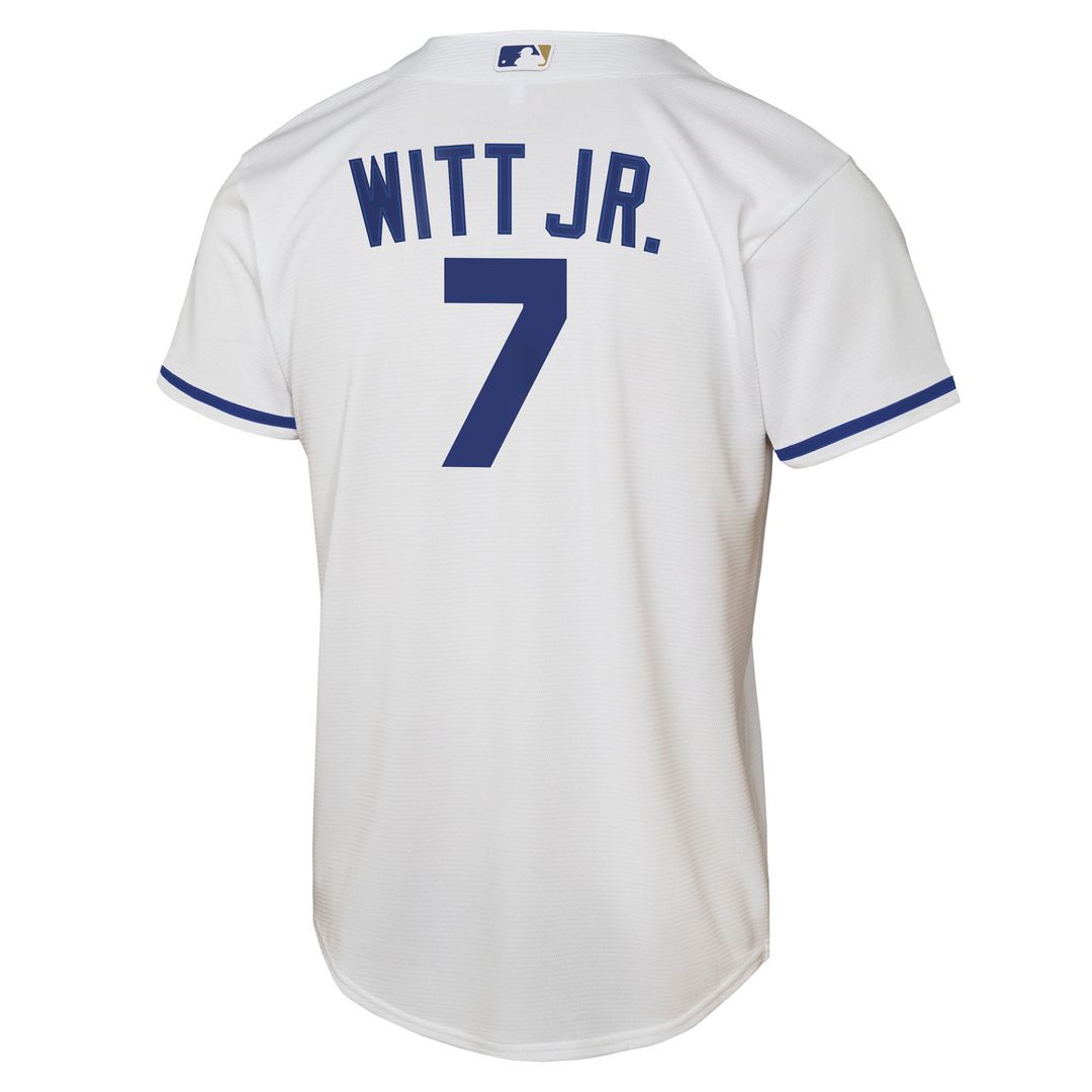 Bobby Witt Jr. Kansas City Royals Youth Home Replica Player Jersey - White